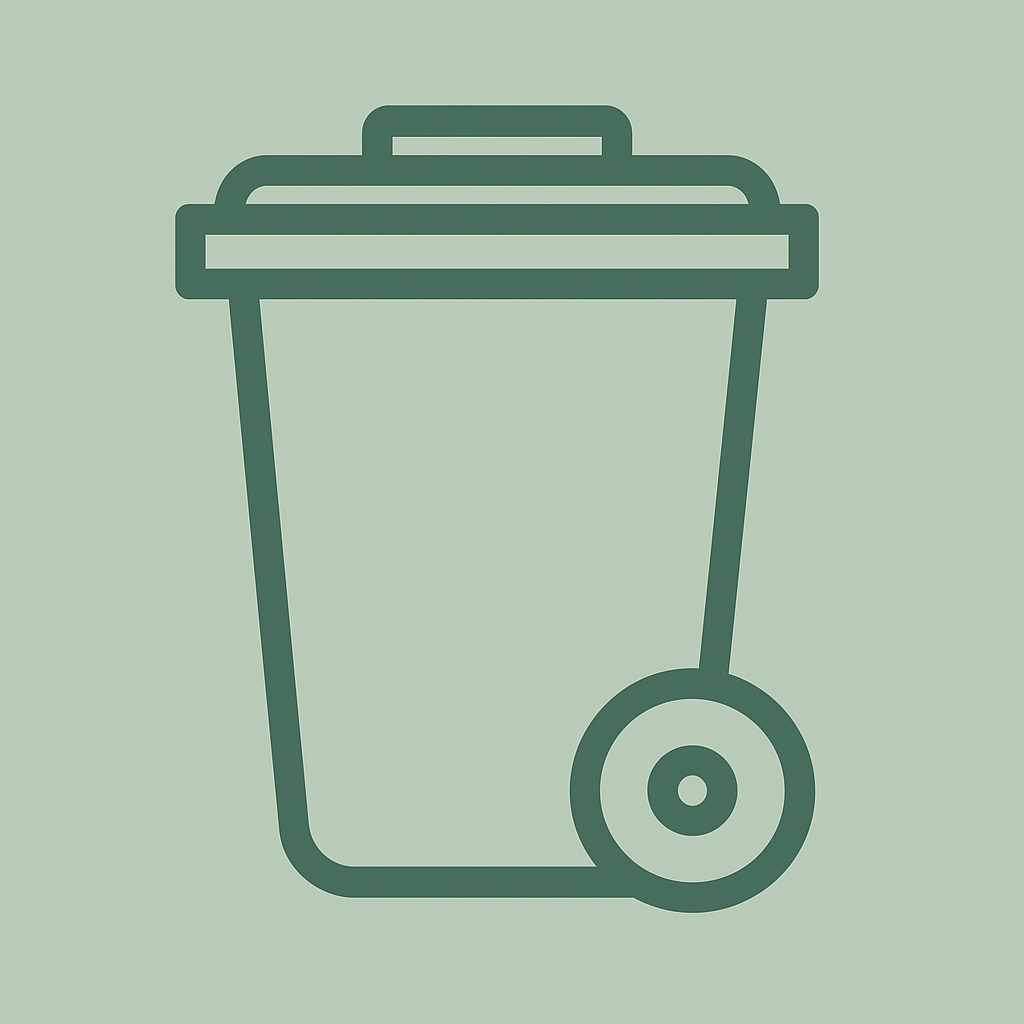 Icon of a wheelie bin